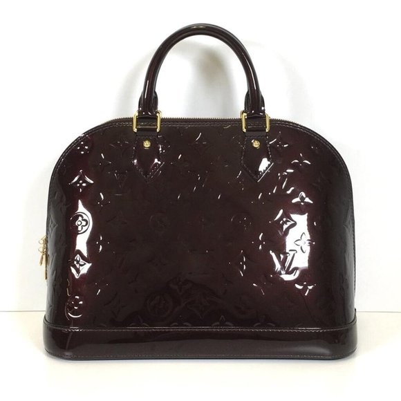 Louis Vuitton Alma Monogram Vernis Amaranth PM - Picture 1 of 6